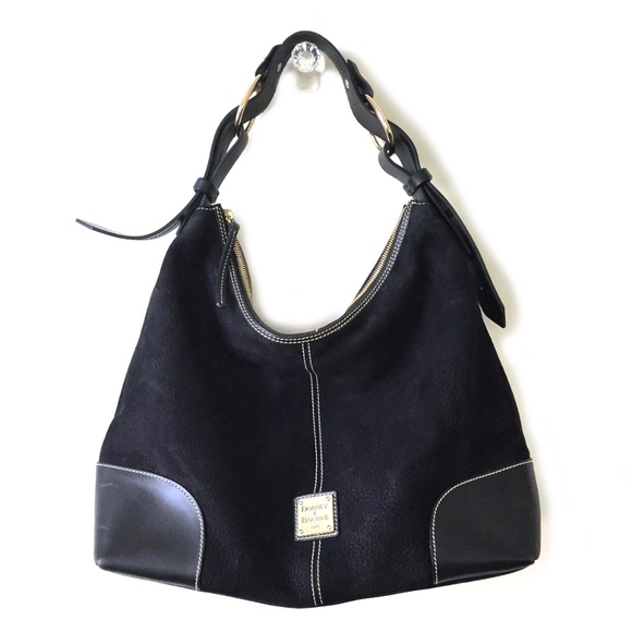 Dooney & Bourke Handbags - Dooney & Bourke Nubuck Large Nikki Bag